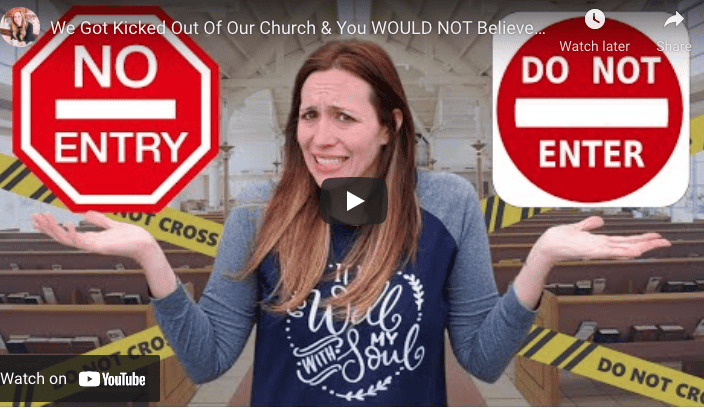 We got Kicked out of our Church