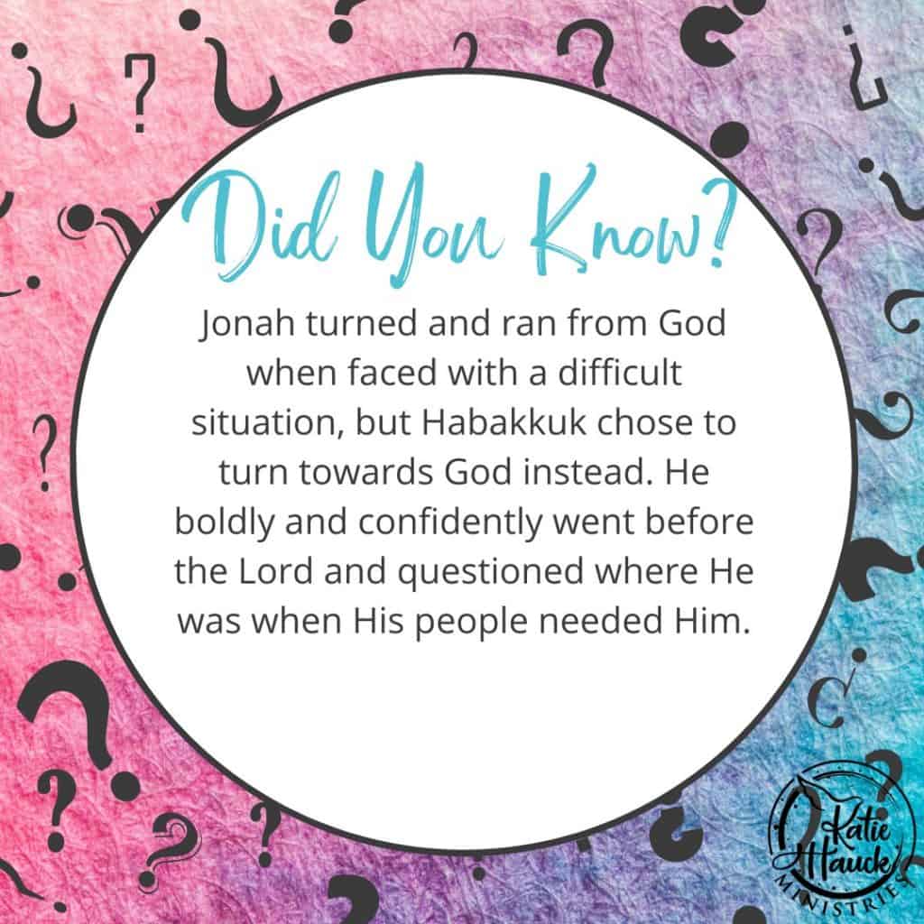 Jonah vs Habakkuk
