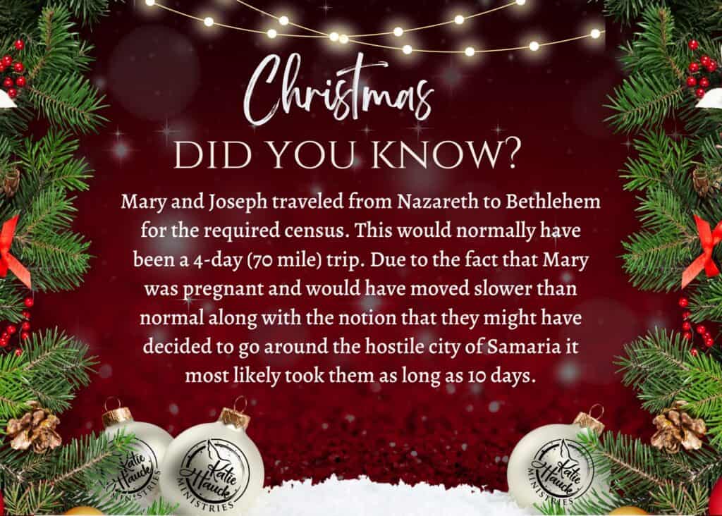 Traveling to Bethlehem
