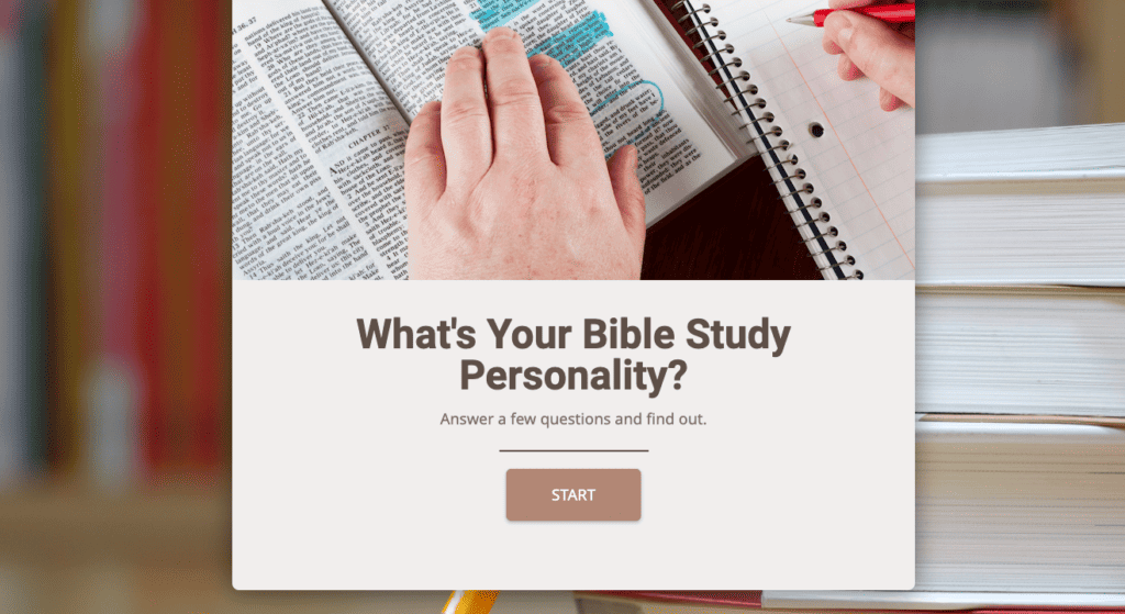 What’s Your Bible Study Personality?