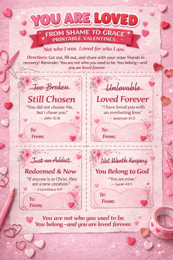 You Are Loved: Free Printable Valentines to Share God’s Love